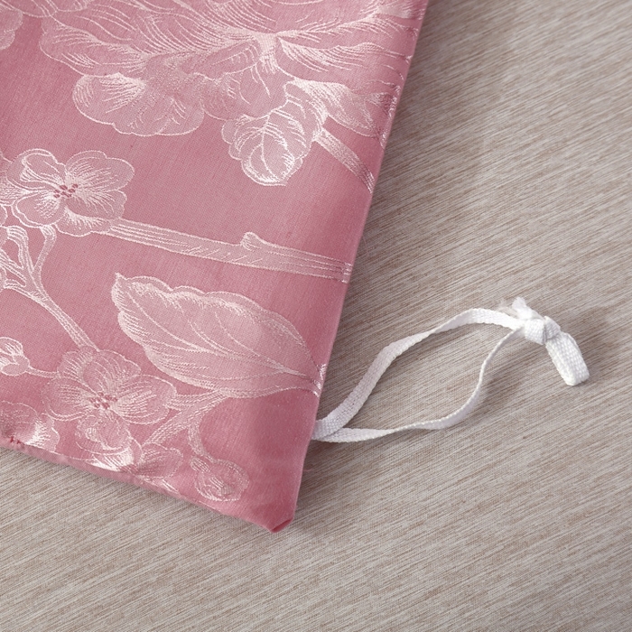 91家纺网 家纺一手货源 找家纺 OL家纺 2025新款亲肤丝加棉提花四件套 璀璨年华-西瓜红