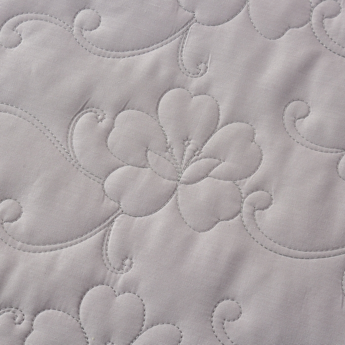 91家纺网 家纺一手货源 找家纺 OL家纺 2025新款亲肤丝加棉提花四件套 华丽盛典-卡其灰