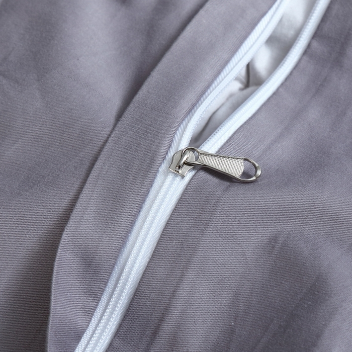 91家纺网 家纺一手货源 找家纺 OL家纺 2025新款亲肤丝加棉提花四件套 喀秋莎-灰绿