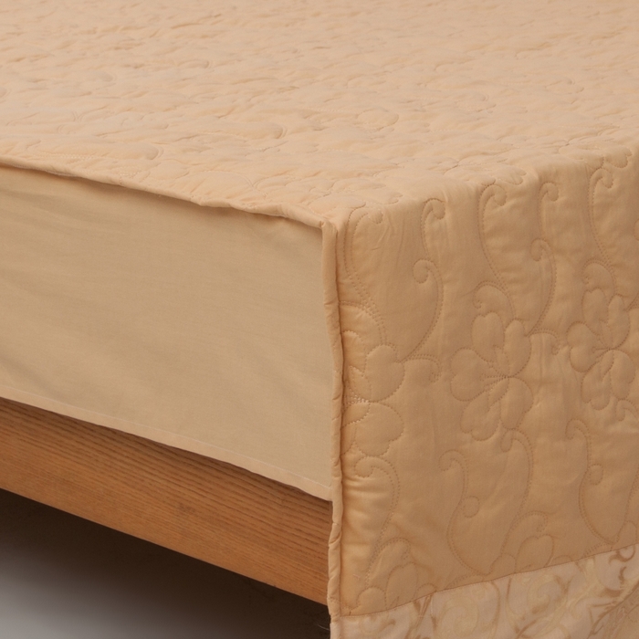 91家纺网 家纺一手货源 找家纺 OL家纺 2025新款亲肤丝加棉提花四件套 欧典风尚  驼色