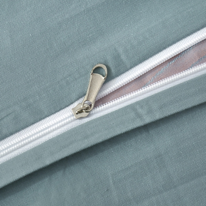 91家纺网 家纺一手货源 找家纺 OL家纺 2025新款亲肤丝加棉提花四件套 青春如歌-古典绿