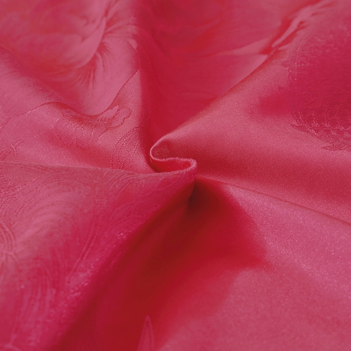 91家纺网 家纺一手货源 找家纺 OL家纺 2025新款亲肤丝加棉提花四件套 双喜龙凤-大红