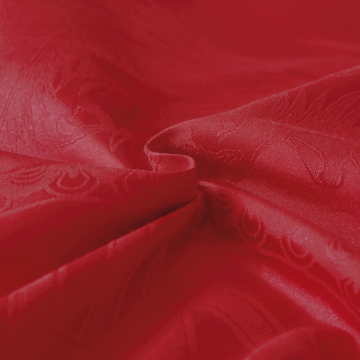 91家纺网 家纺一手货源 找家纺 OL家纺 2025新款亲肤丝加棉提花四件套 双喜龙凤-砖红