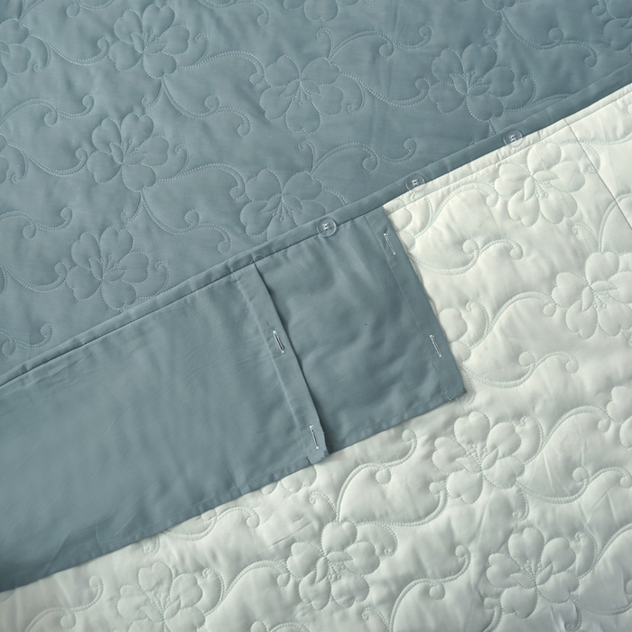 91家纺网 家纺一手货源 找家纺 OL家纺 2025新款亲肤丝加棉提花四件套 维纳斯-古典绿