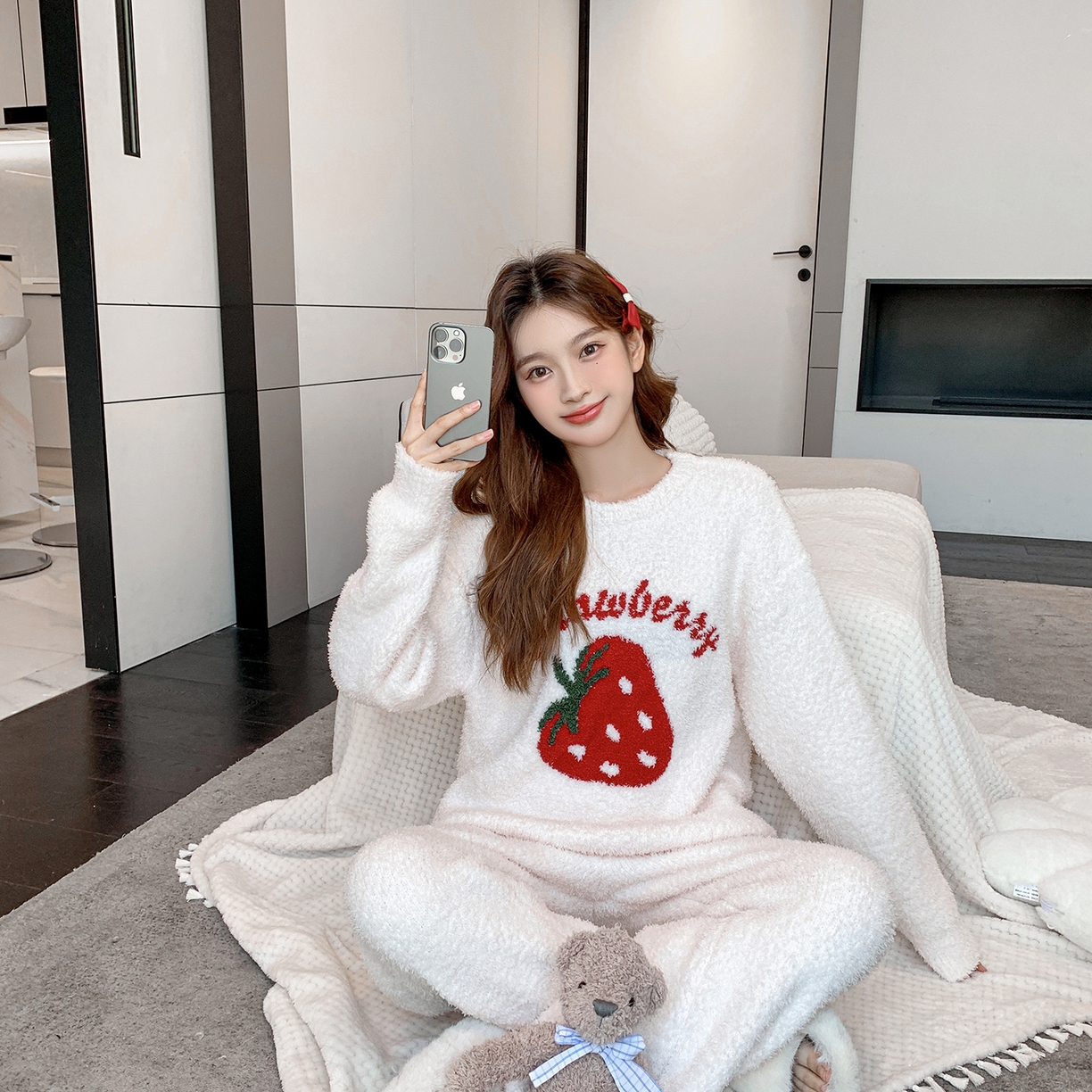 91家纺网 家纺一手货源 找家纺 （总）多乐娜 2025新款半边绒家居服（会员拿货-5元，控价最低零售价138元起！）