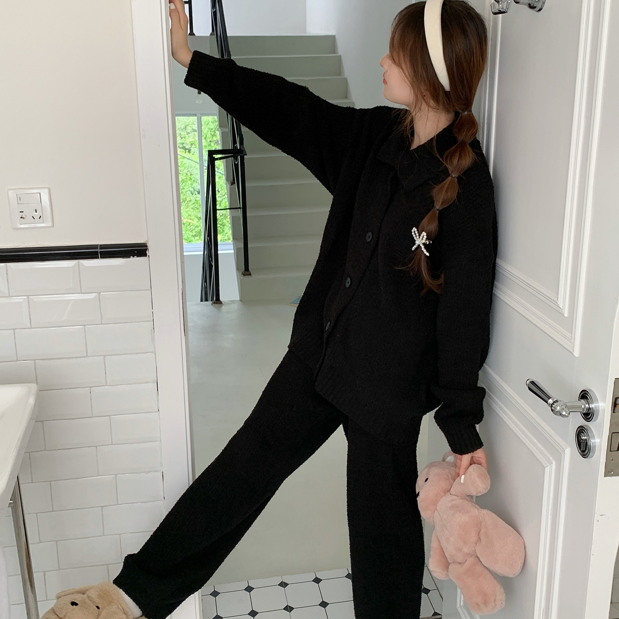 91家纺网 家纺一手货源 找家纺 （总）多乐娜 2025新款半边绒家居服（会员拿货-5元，控价最低零售价138元起！）