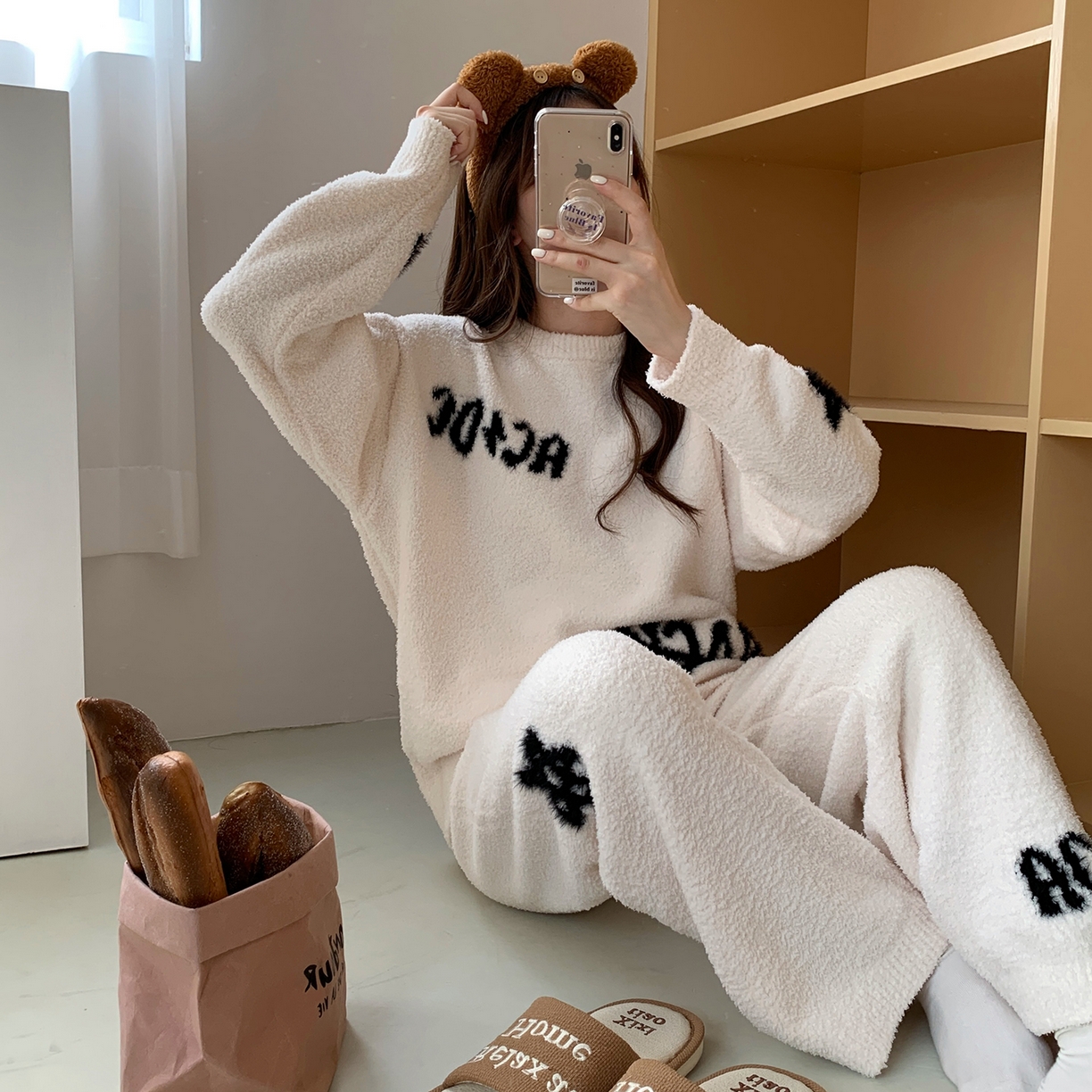 91家纺网 家纺一手货源 找家纺 多乐娜 2025新款半边绒家居服（会员拿货-5元，控价最低零售价138元起！） 假日清晨