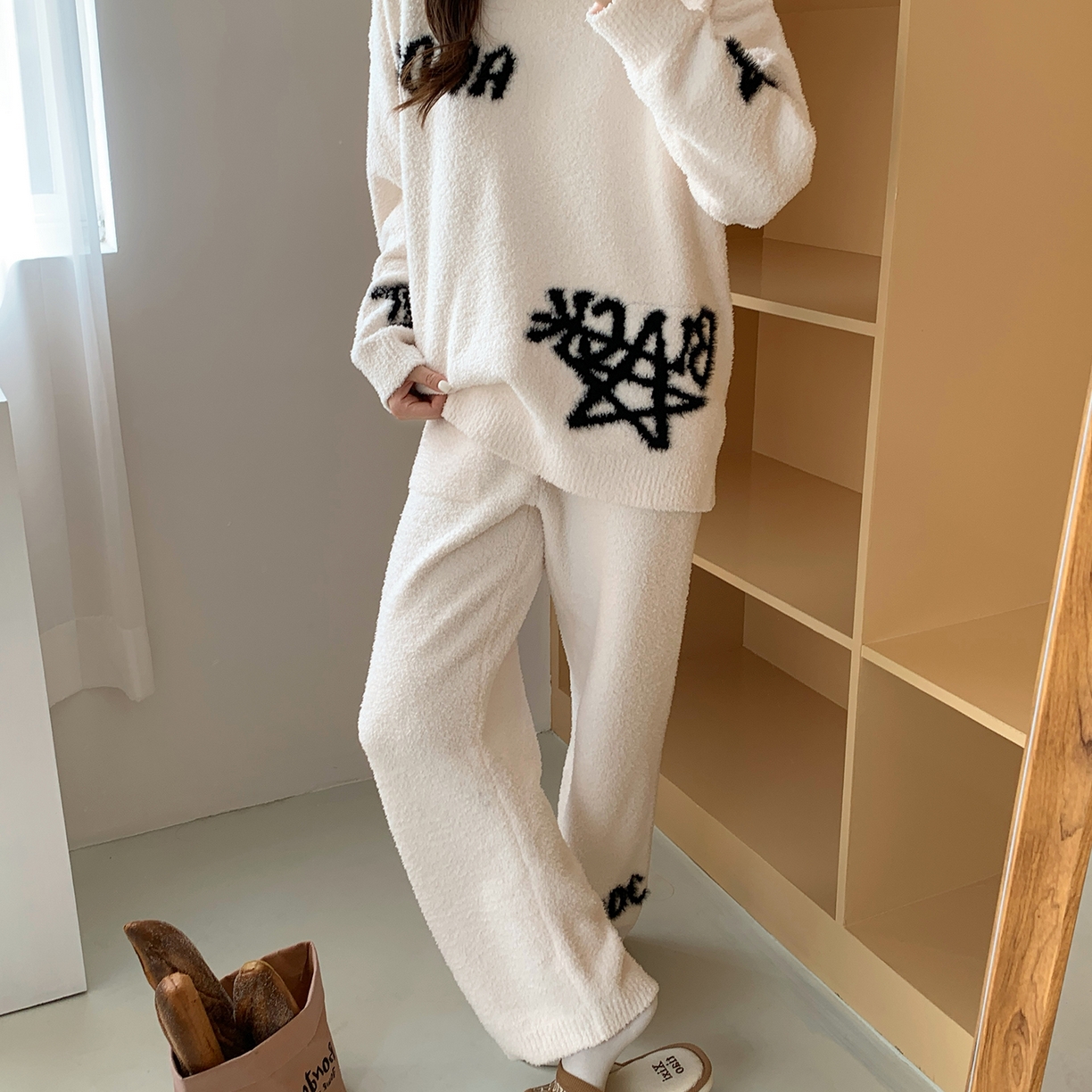 91家纺网 家纺一手货源 找家纺 多乐娜 2025新款半边绒家居服（会员拿货-5元，控价最低零售价138元起！） 假日清晨