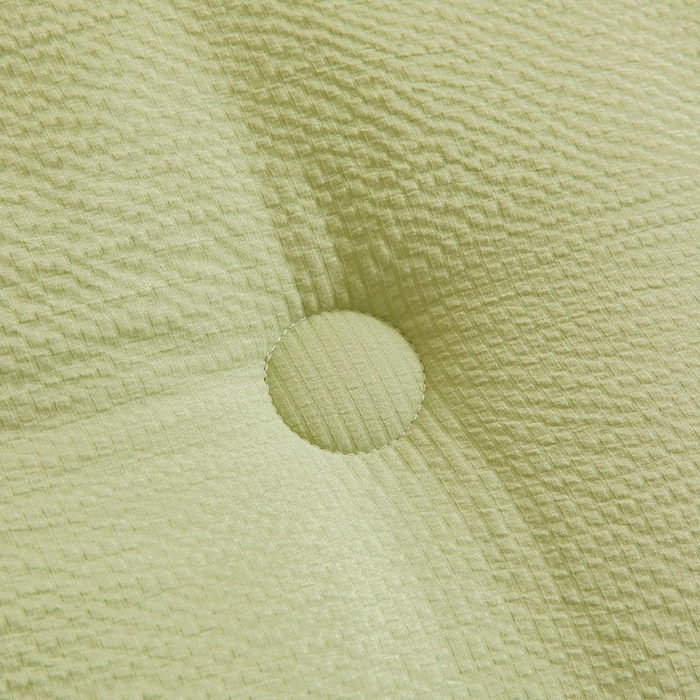 91家纺网 家纺一手货源 找家纺 欢乐季2025新款7A抗菌A类提花皱皱纱大豆纤维被四季被+被芯 香草绿