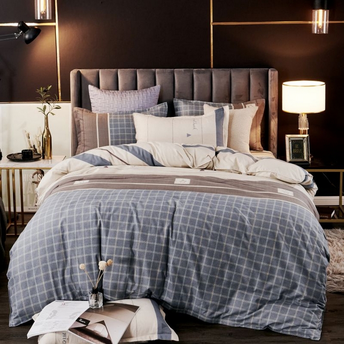 91家纺网 家纺一手货源 找家纺 典雅家纺 爆款新花色印花植物羊绒四件套磨毛四件套学生季 北欧印象