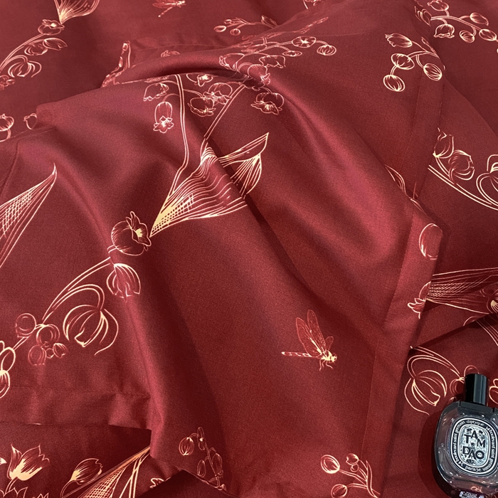 91家纺网 家纺一手货源 找家纺 典雅家纺 爆款新花色印花植物羊绒四件套磨毛四件套学生季 江南春