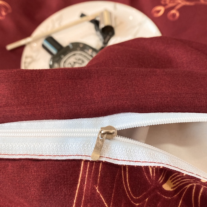 91家纺网 家纺一手货源 找家纺 典雅家纺 爆款新花色印花植物羊绒四件套磨毛四件套学生季 江南春