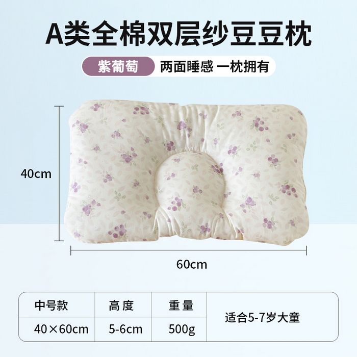 91家纺网 家纺一手货源 找家纺 （总）北鸣有鱼枕芯馆 2025新款漫画家系列全棉双层纱豆豆枕枕头枕芯