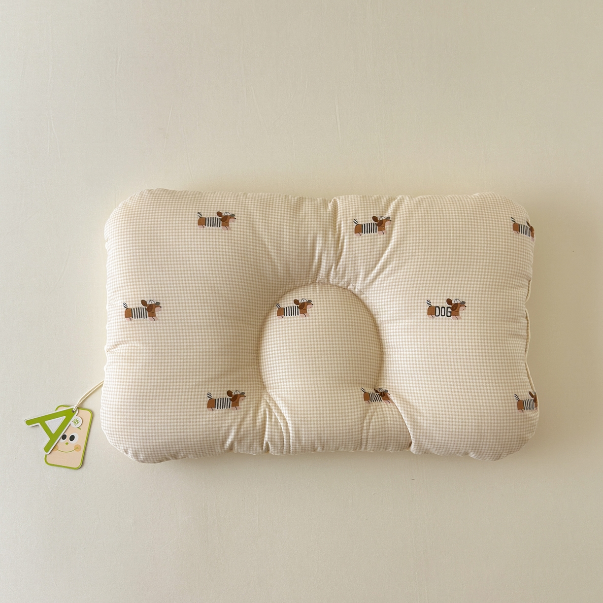 91家纺网 家纺一手货源 找家纺 北鸣有鱼枕芯馆 2025新款漫画家系列全棉双层纱豆豆枕枕头枕芯 腊肠小狗-40x60cm