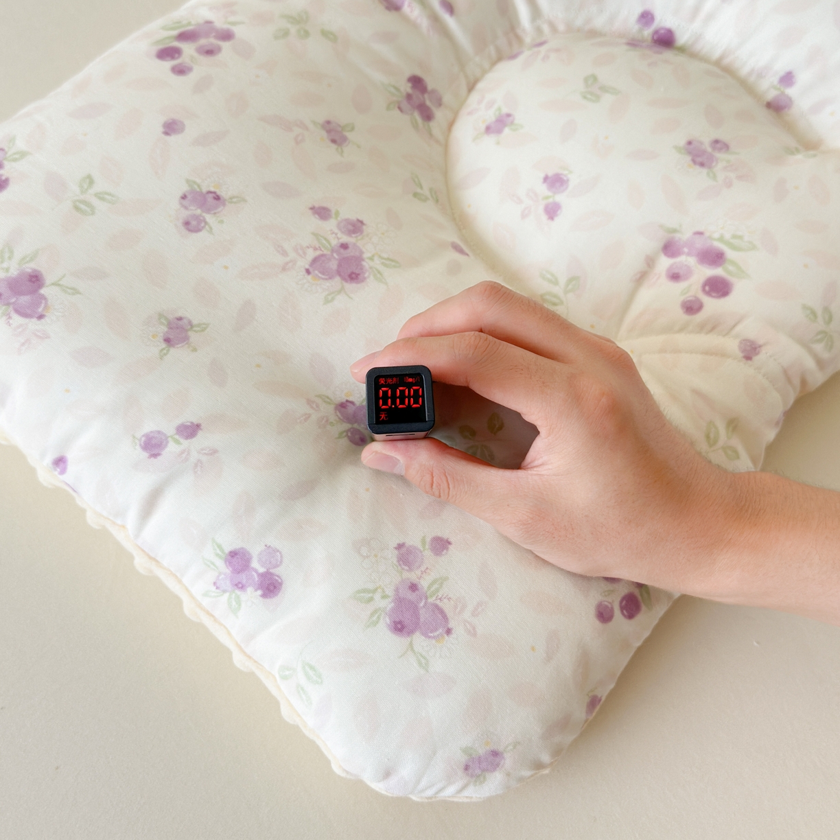 91家纺网 家纺一手货源 找家纺 北鸣有鱼枕芯馆 2025新款漫画家系列全棉双层纱豆豆枕枕头枕芯 紫葡萄-30x50cm