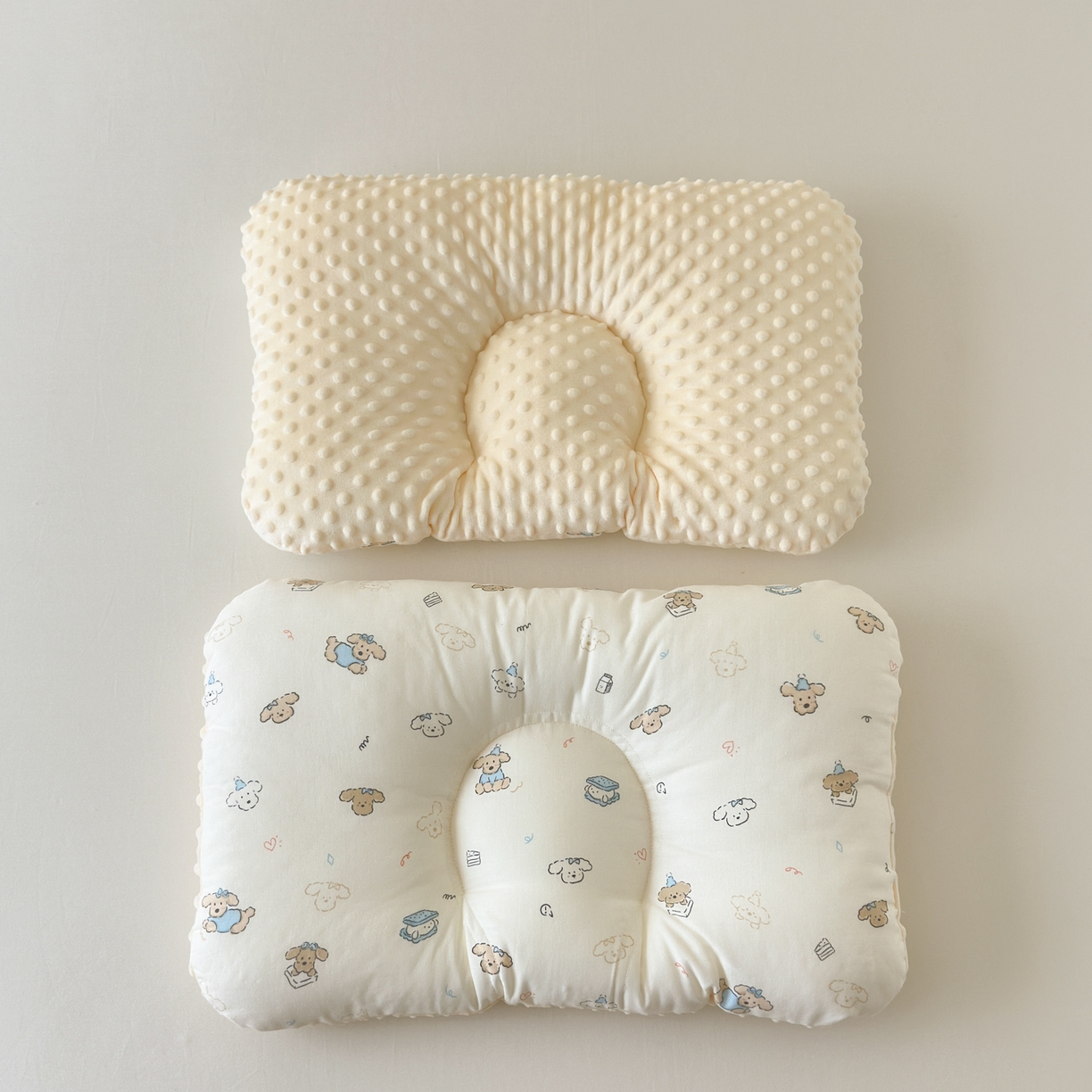 91家纺网 家纺一手货源 找家纺 北鸣有鱼枕芯馆 2025新款漫画家系列全棉双层纱豆豆枕枕头枕芯 帕尼汪-30x50cm