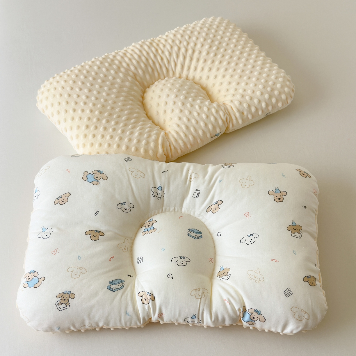 91家纺网 家纺一手货源 找家纺 北鸣有鱼枕芯馆 2025新款漫画家系列全棉双层纱豆豆枕枕头枕芯 帕尼汪-30x50cm