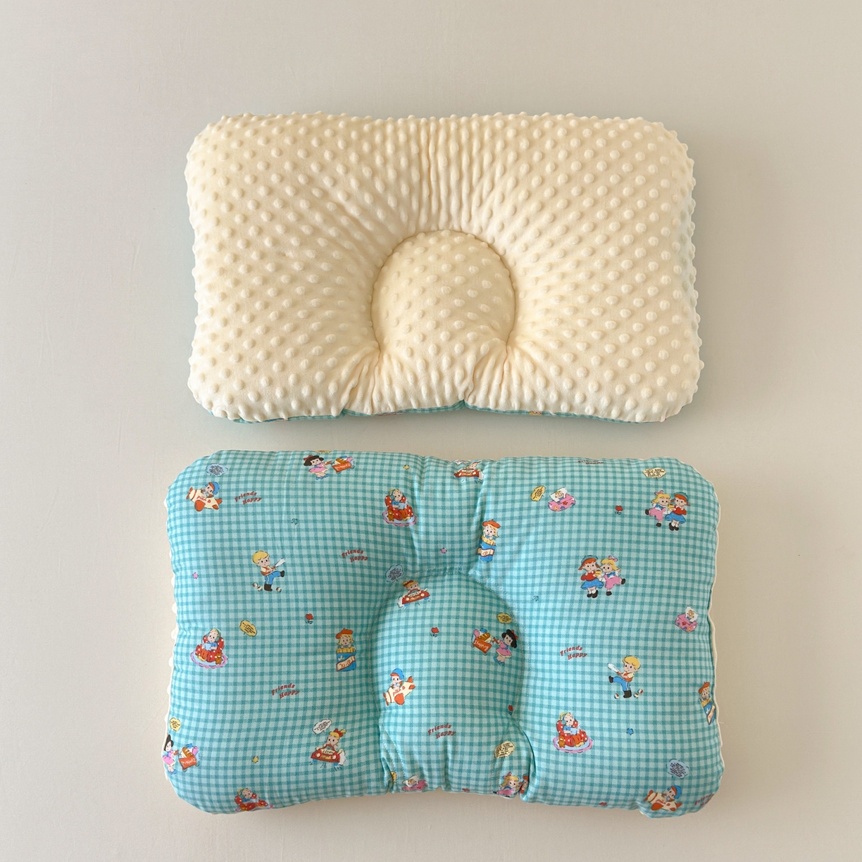 91家纺网 家纺一手货源 找家纺 北鸣有鱼枕芯馆 2025新款漫画家系列全棉双层纱豆豆枕枕头枕芯 原田日志-45x70cm