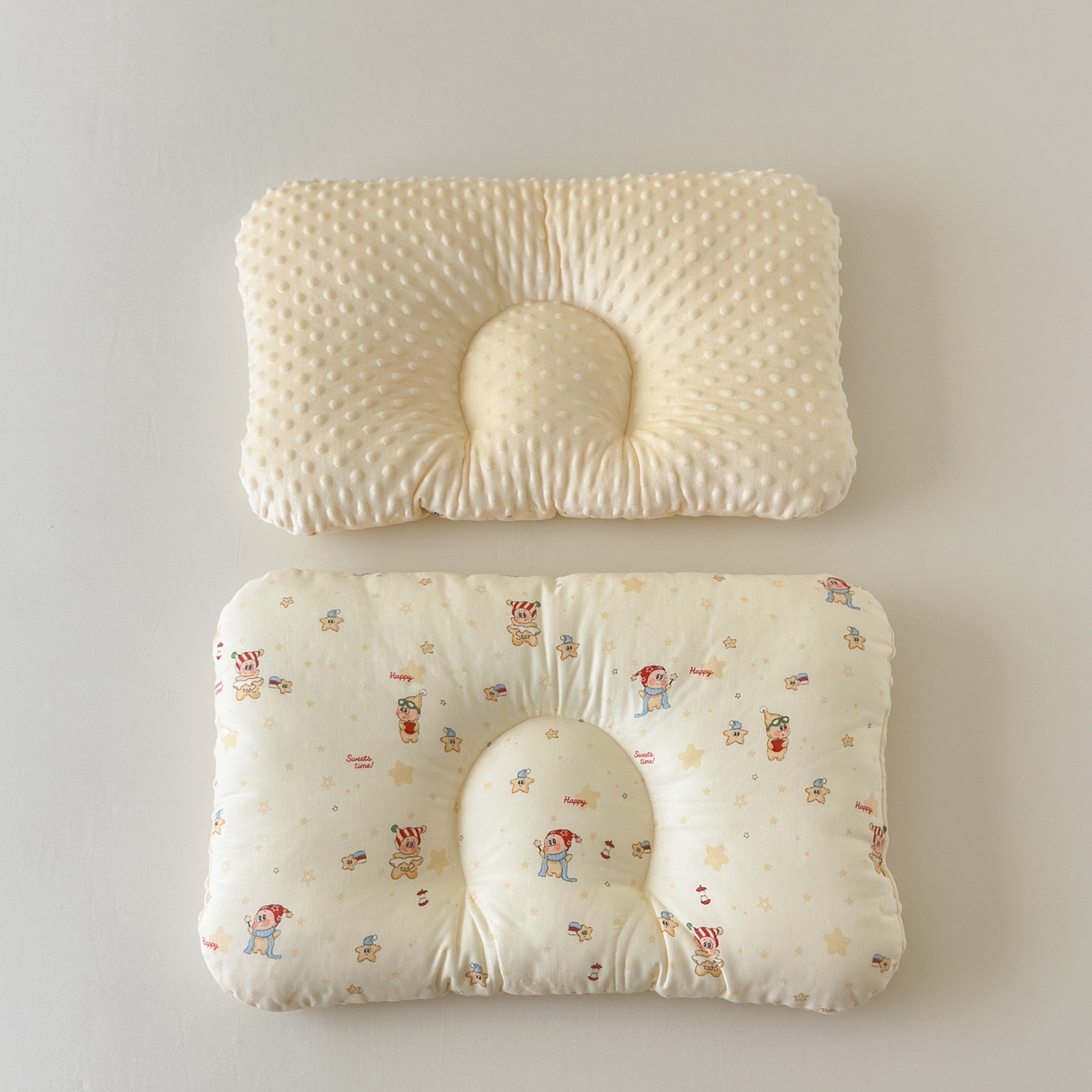 91家纺网 家纺一手货源 找家纺 北鸣有鱼枕芯馆 2025新款漫画家系列全棉双层纱豆豆枕枕头枕芯 星星伙伴-40x60cm