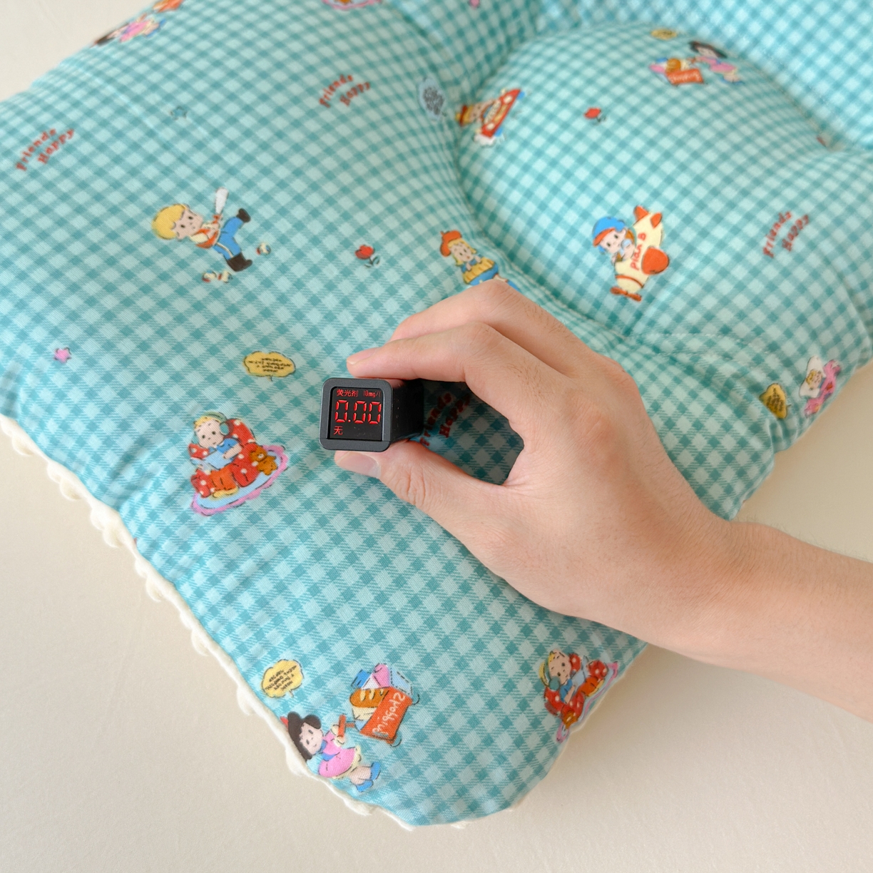 91家纺网 家纺一手货源 找家纺 北鸣有鱼枕芯馆 2025新款漫画家系列全棉双层纱豆豆枕枕头枕芯 原田日志-40x60cm