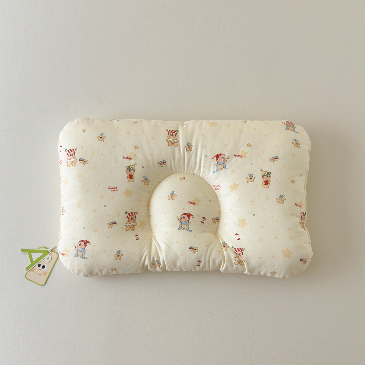 91家纺网 家纺一手货源 找家纺 北鸣有鱼枕芯馆 2025新款漫画家系列全棉双层纱豆豆枕枕头枕芯 星星伙伴-40x60cm