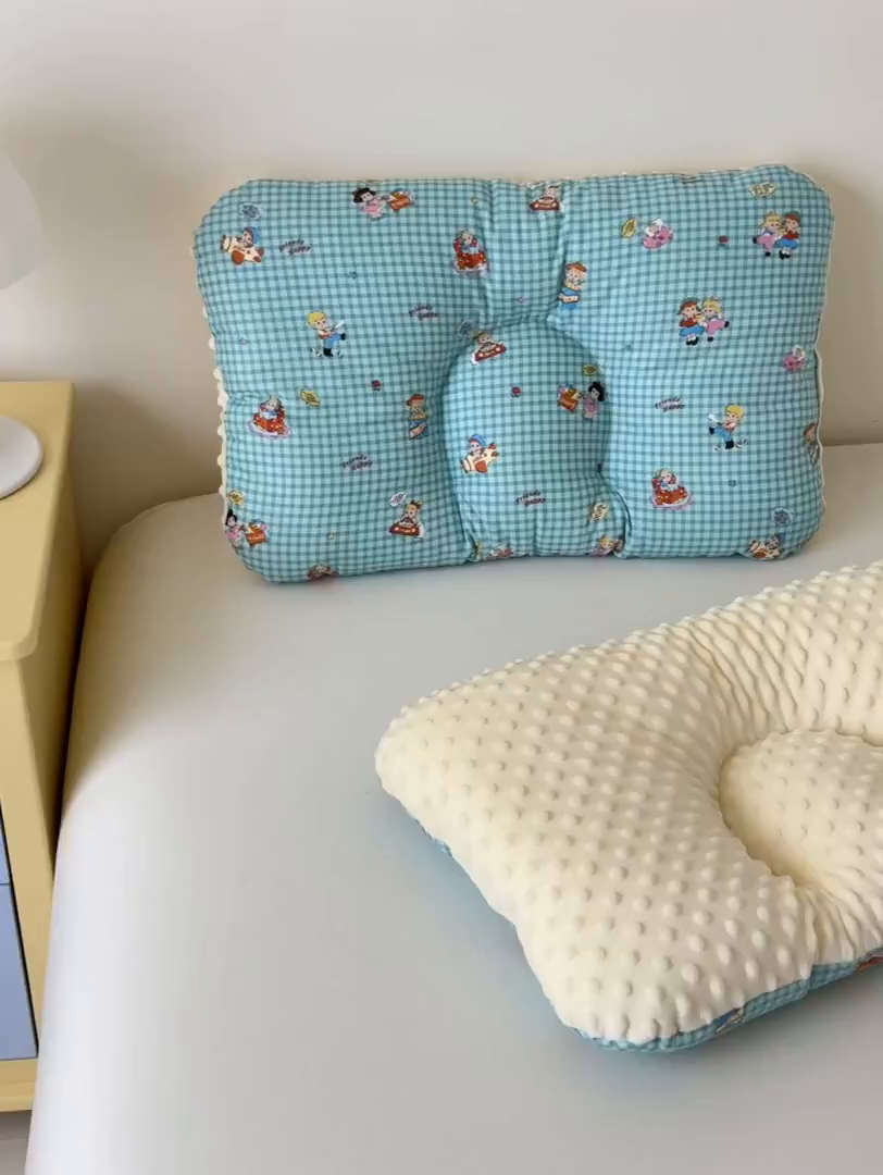 91家纺网 家纺一手货源 找家纺 北鸣有鱼枕芯馆 2025新款漫画家系列全棉双层纱豆豆枕枕头枕芯 原田日志-30x50cm