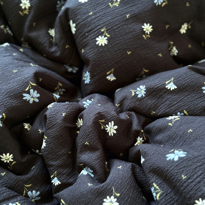 91家纺网 家纺一手货源 找家纺 阿曼达 2025新款水洗全工艺印染甜美复古四件套 甜美复古-小雏菊