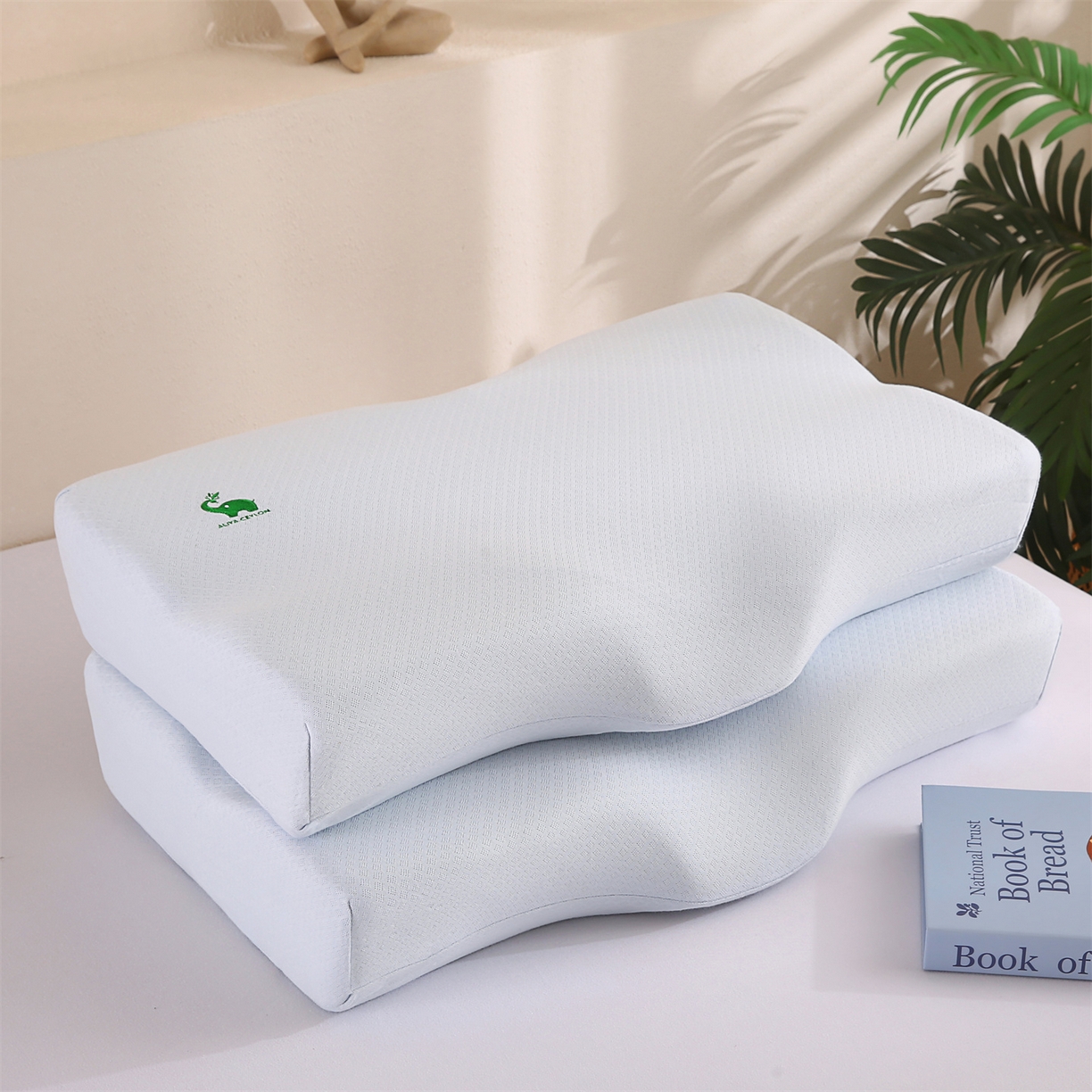 91家纺网 家纺一手货源 找家纺 （总）芯丝路枕业 2025新款全棉针织刺绣乳胶枕芯