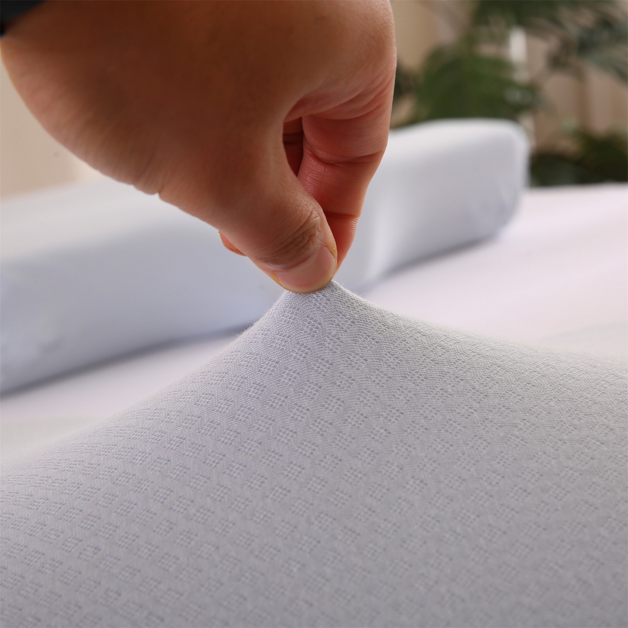 91家纺网 家纺一手货源 找家纺 （总）芯丝路枕业 2025新款全棉针织刺绣乳胶枕芯