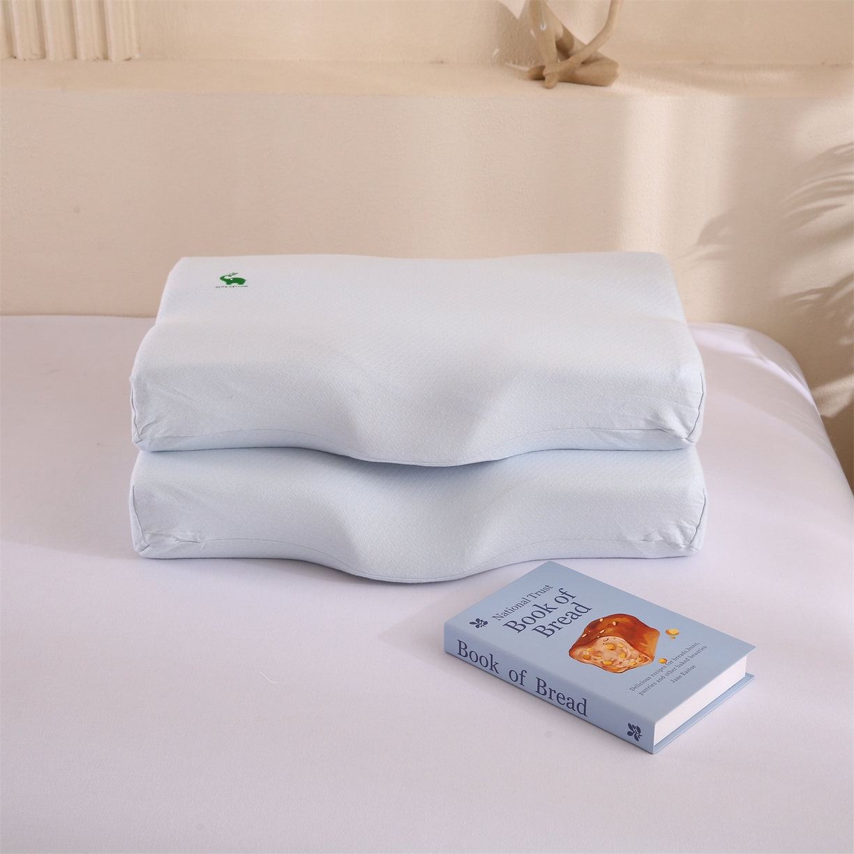 91家纺网 家纺一手货源 找家纺 （总）芯丝路枕业 2025新款全棉针织刺绣乳胶枕芯