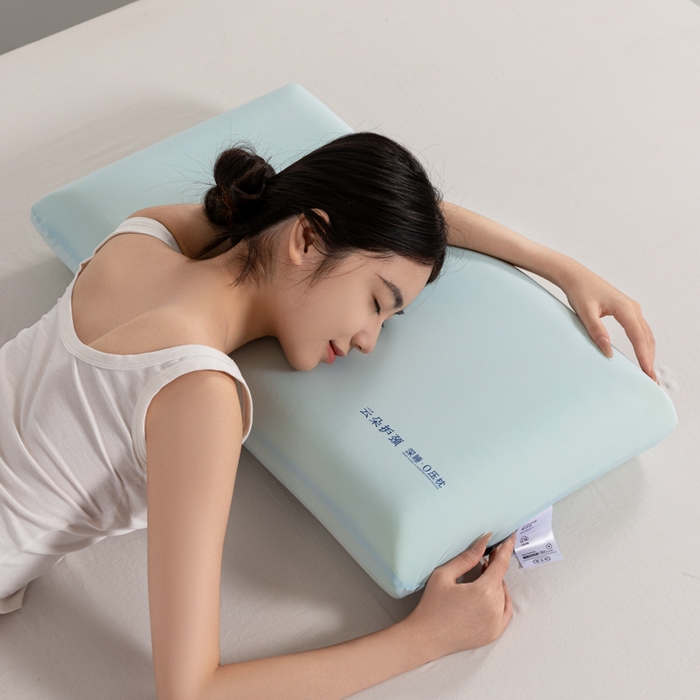 91家纺网 家纺一手货源 找家纺 （总）七夜居 2025新款品牌同款云朵慢回弹深睡太空记忆枕芯面包枕头枕芯零压力学生成人枕头