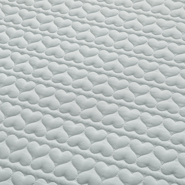 91家纺网 家纺一手货源 找家纺 邵依家纺 2025新款A类大豆夹棉爱心款原棉防水床笠 爱心烟灰