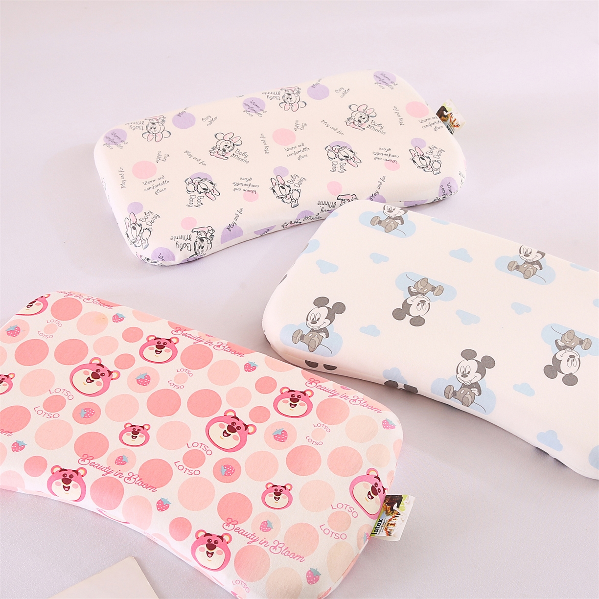 91家纺网 家纺一手货源 找家纺 芯丝路枕业 2025新款全棉针织乳胶儿童枕芯 组合图