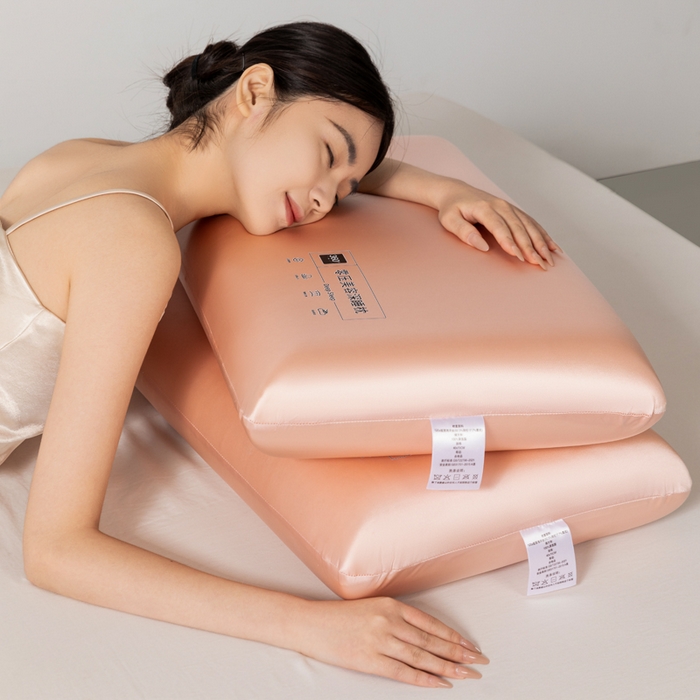 91家纺网 家纺一手货源 找家纺 （总）七夜居 2025酒店0压美 容慢回弹记忆枕芯枕头面包枕零压力学生成人枕芯护颈按摩记忆棉枕头