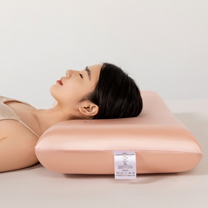 91家纺网 家纺一手货源 找家纺 七夜居 2025酒店0压美 容慢回弹记忆枕芯枕头面包枕零压力学生成人枕芯护颈按摩记忆棉枕头 豆沙玉