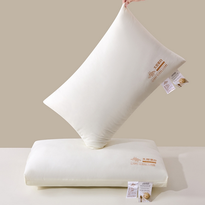 91家纺网 家纺一手货源 找家纺 （总）金牛枕芯 2025新款捏角大豆蛋白枕枕头枕芯