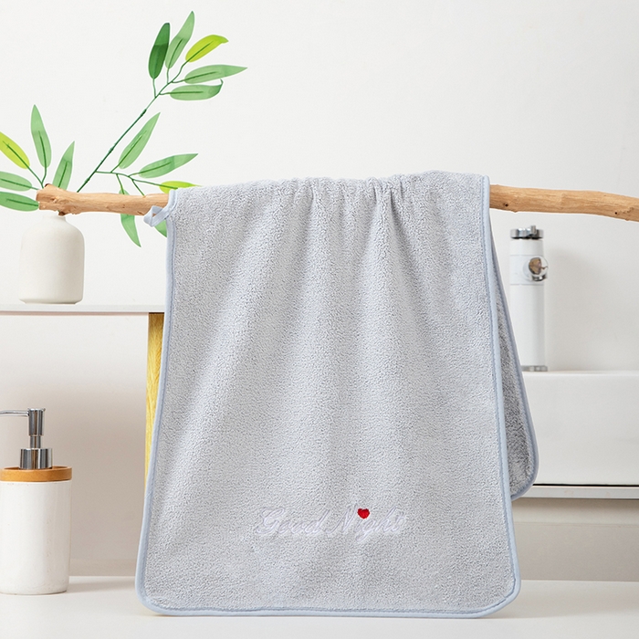 91家纺网 家纺一手货源 找家纺 （总）彩虹毛巾 2025早安晚安情侣款毛巾浴巾两件套加厚款珊瑚绒毛巾浴巾套装