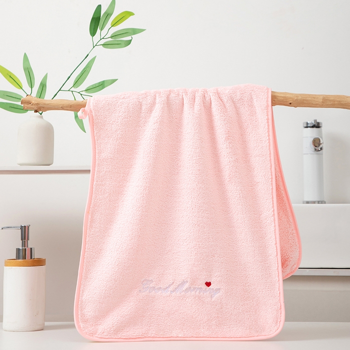 91家纺网 家纺一手货源 找家纺 （总）彩虹毛巾 2025早安晚安情侣款毛巾浴巾两件套加厚款珊瑚绒毛巾浴巾套装