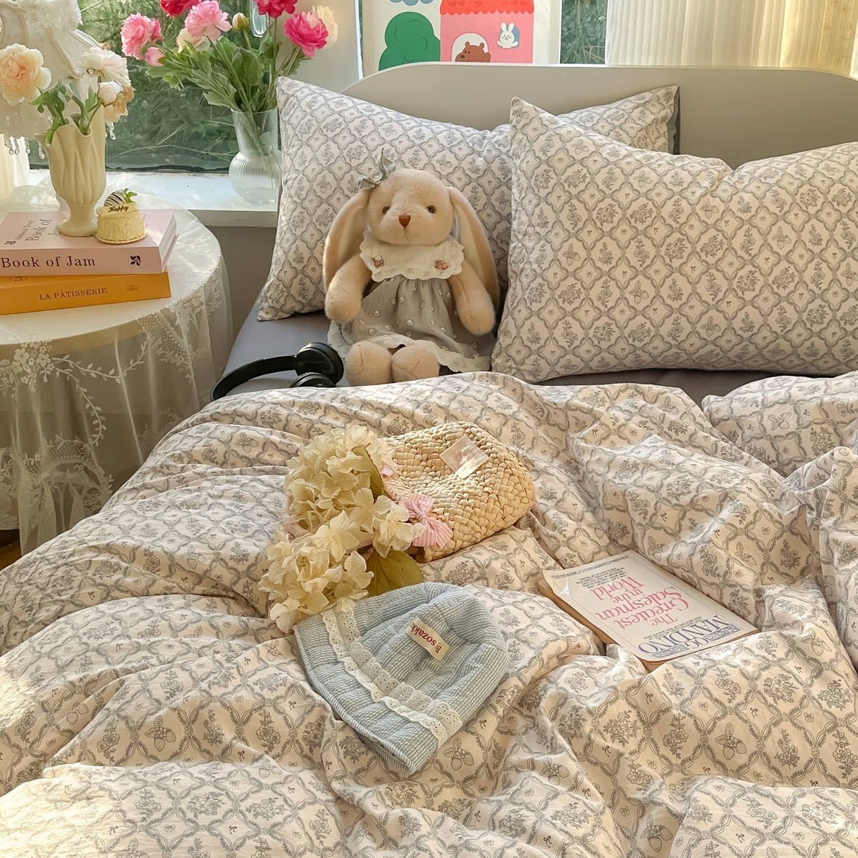 91家纺网 家纺一手货源 找家纺 （总）玉海棠家纺 2025新款亲肤舒适印花四件套系列