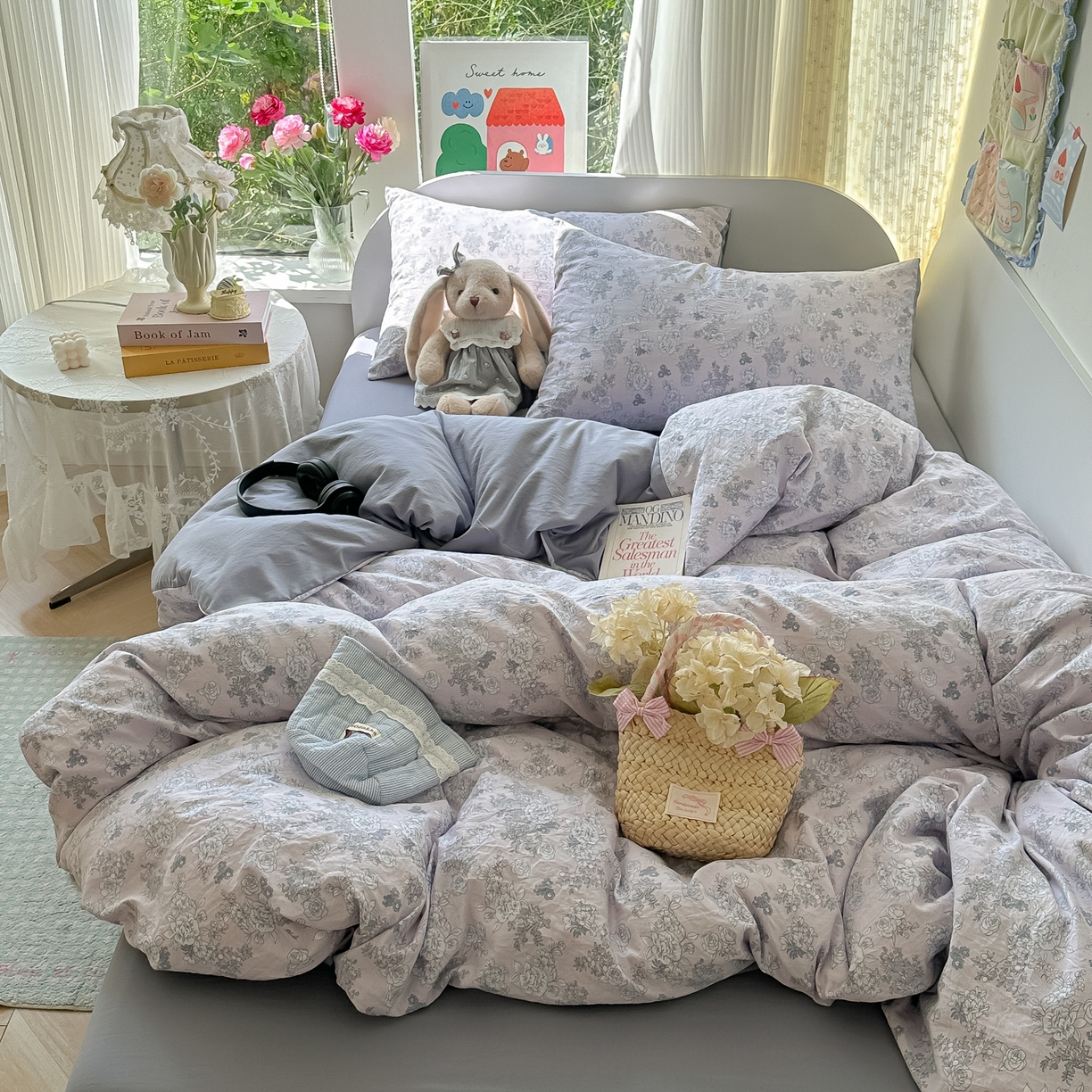 91家纺网 家纺一手货源 找家纺 （总）玉海棠家纺 2025新款亲肤舒适印花四件套系列