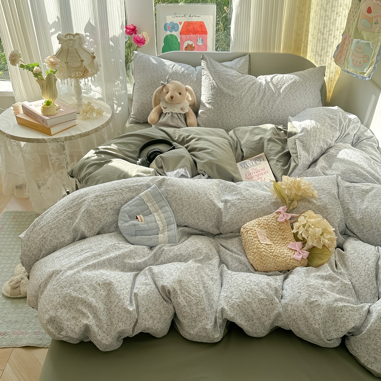 91家纺网 家纺一手货源 找家纺 （总）玉海棠家纺 2025新款亲肤舒适印花四件套系列