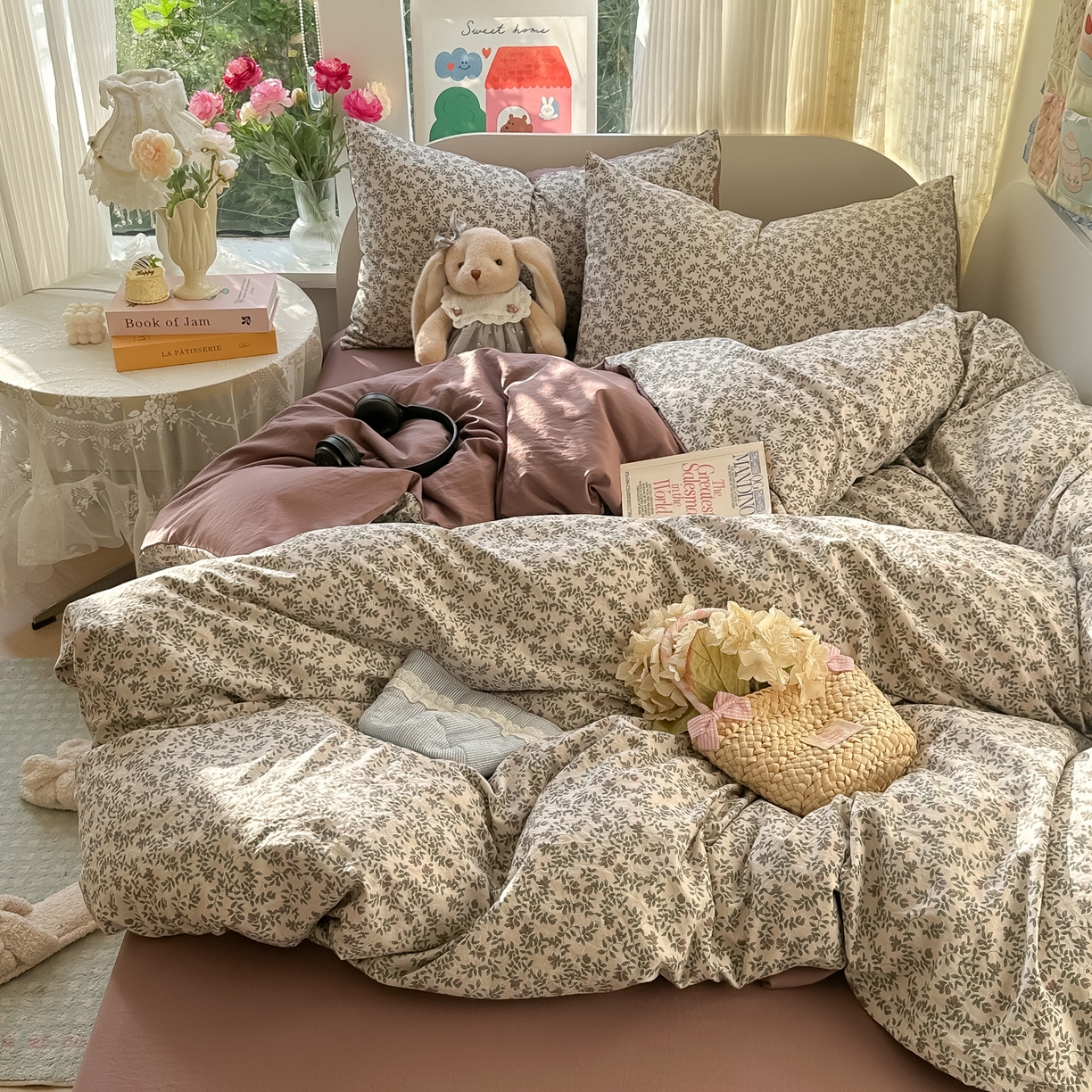 91家纺网 家纺一手货源 找家纺 （总）玉海棠家纺 2025新款亲肤舒适印花四件套系列