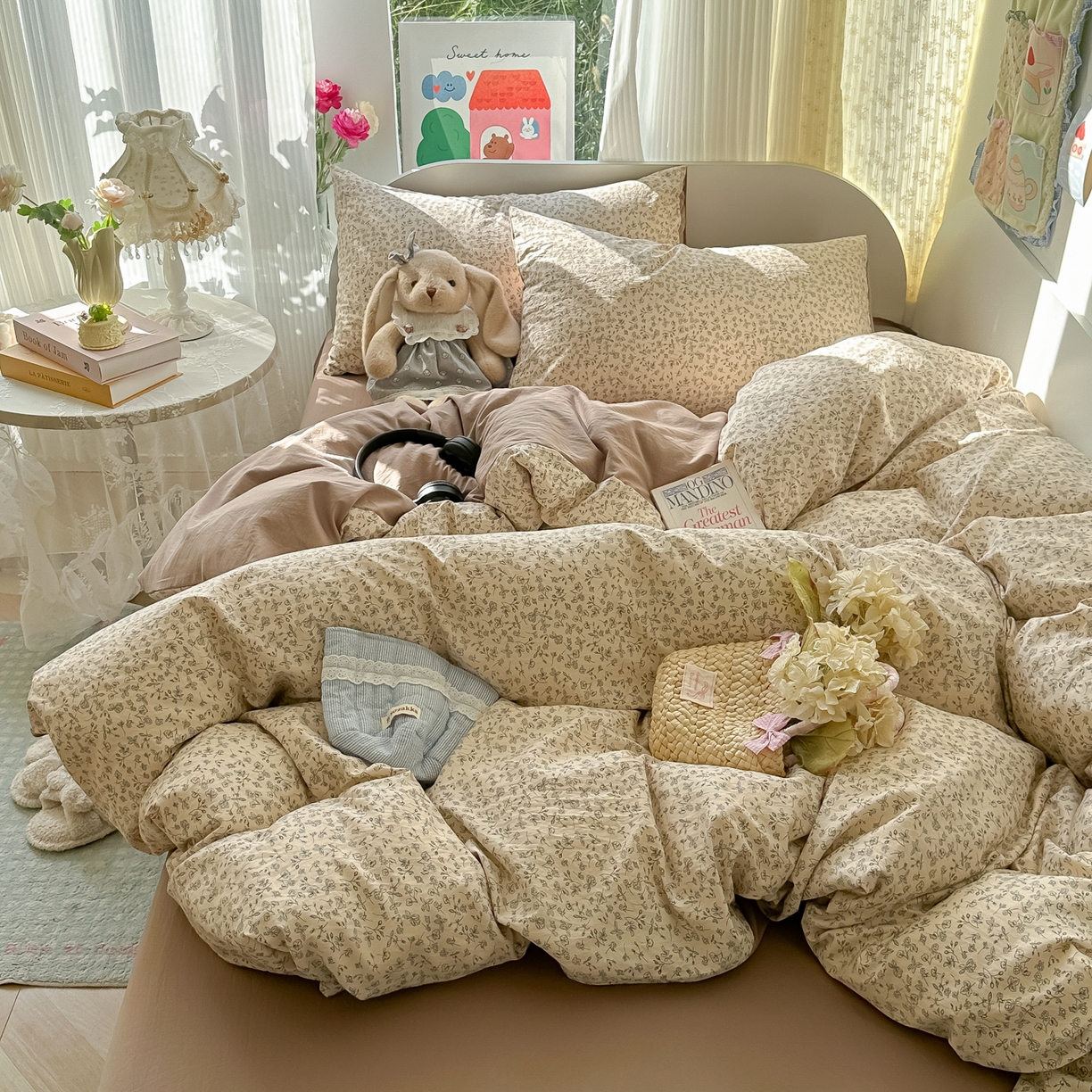 玉海棠家纺 2025新款亲肤舒适印花四件套系列 赫拉