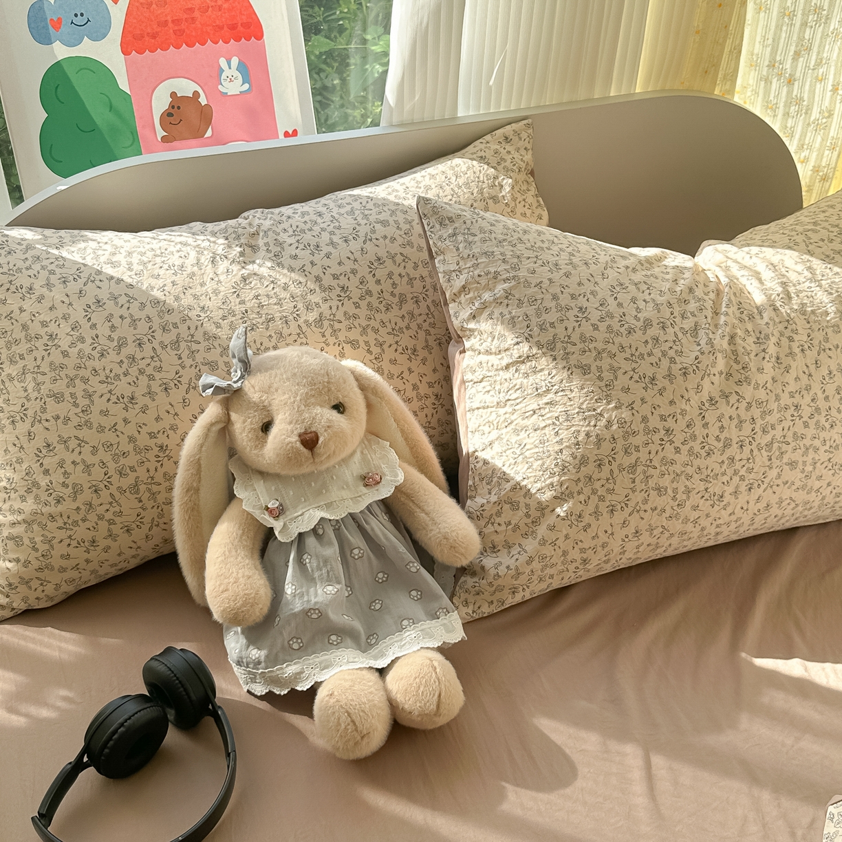 91家纺网 家纺一手货源 找家纺 玉海棠家纺 2025新款亲肤舒适印花四件套系列 赫拉