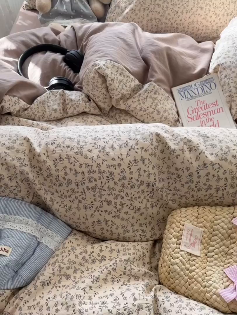 91家纺网 家纺一手货源 找家纺 玉海棠家纺 2025新款亲肤舒适印花四件套系列 赫拉