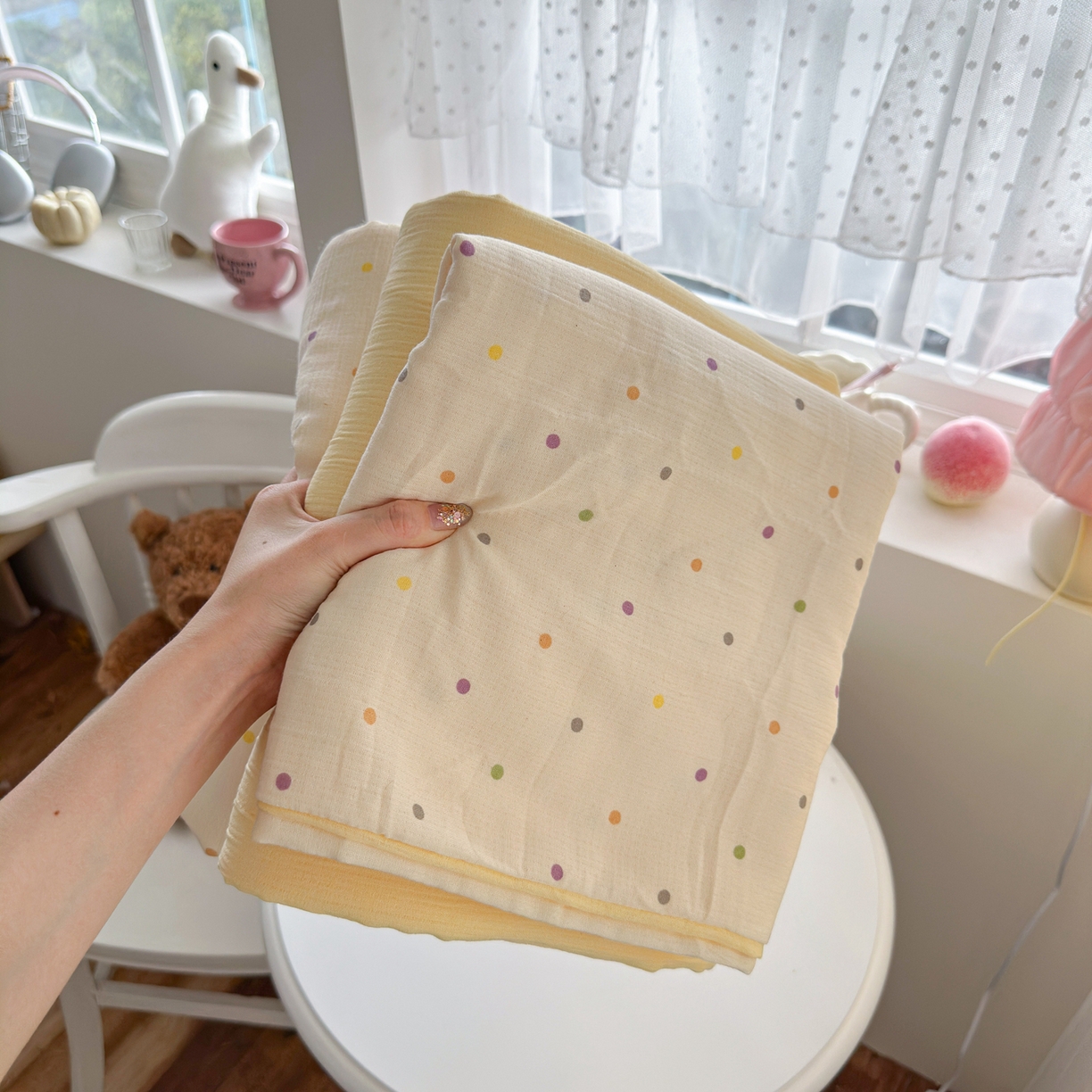 91家纺网 家纺一手货源 找家纺 （总）玉海棠家纺 2025新款甄选三层纱印花四件套