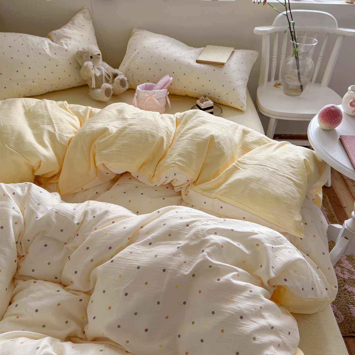 91家纺网 家纺一手货源 找家纺 （总）玉海棠家纺 2025新款甄选三层纱印花四件套