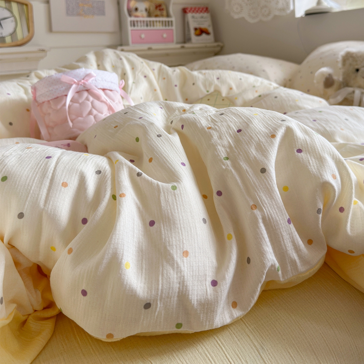 91家纺网 家纺一手货源 找家纺 （总）玉海棠家纺 2025新款甄选三层纱印花四件套