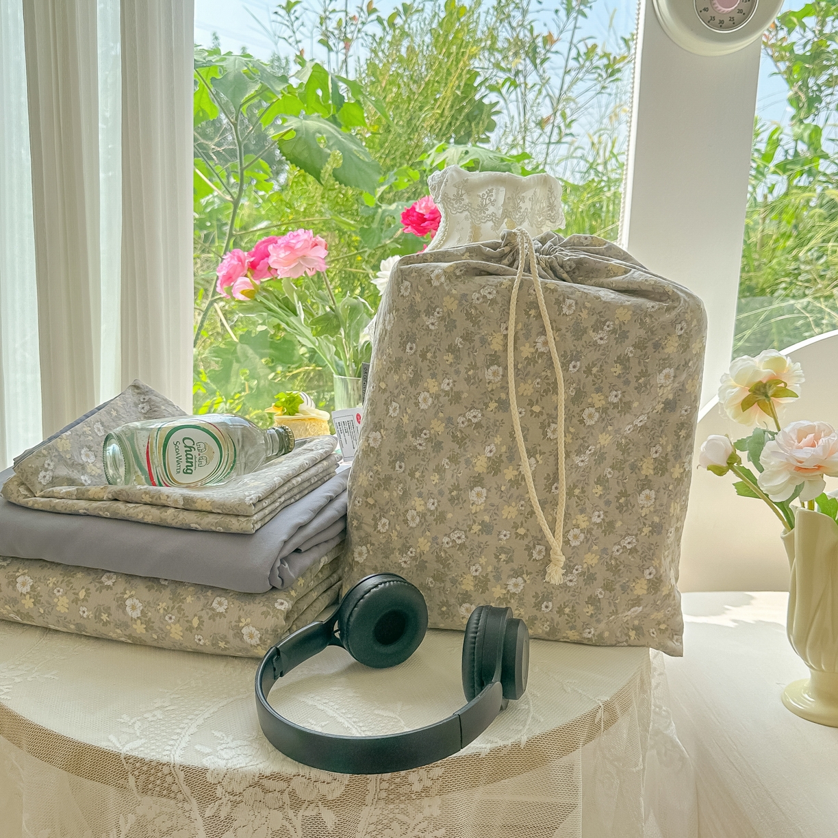 91家纺网 家纺一手货源 找家纺 玉海棠家纺 2025新款亲肤舒适印花四件套系列 组合图