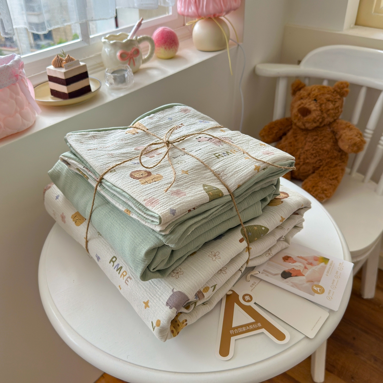 91家纺网 家纺一手货源 找家纺 （总）玉海棠家纺 2025新款甄选三层纱印花四件套